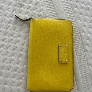 Kate Spade Sunny Yellow Zip Wallet